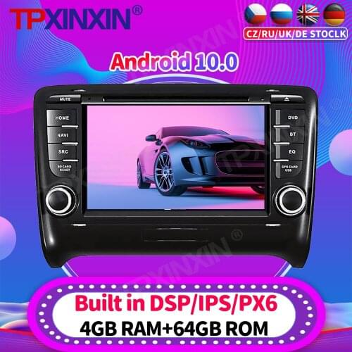 128G Android 10 For AUDI TT 2006 2007 - 2012 Car Radio Multimedia Video Recorder Player Navigation GPS Accessories Auto 2din DVD