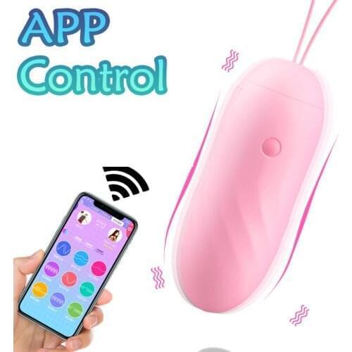 APP Wireless Vibrator Egg Remote Control Vibrating Egg Kegel Ball Erotic Adult Sex Toys for Women Vaginal Massager Stimulator
