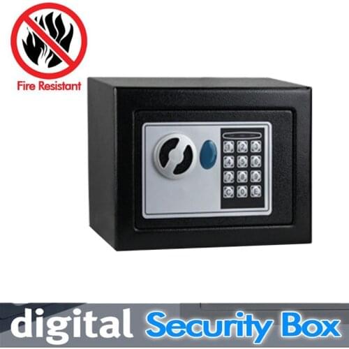 Digital Safes Electronic Secret Box Ideal for Home Office Hotle Lock Security Money Jewelry or Documents Key Wall Safe Cash Box