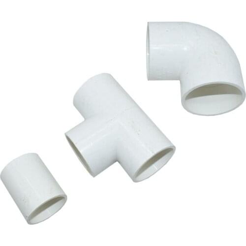 DN32 DN40 DN50 PVC pipe joint tee elbow Repair joint Hot Melt 1.25" 1.5" 2" water separator W pipe fittings 1pcs
