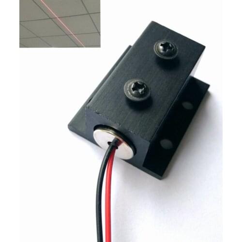 Focusable 3-5V 650nm 5mW Red Line Laser Diode Module 12x30mm W Heatsink