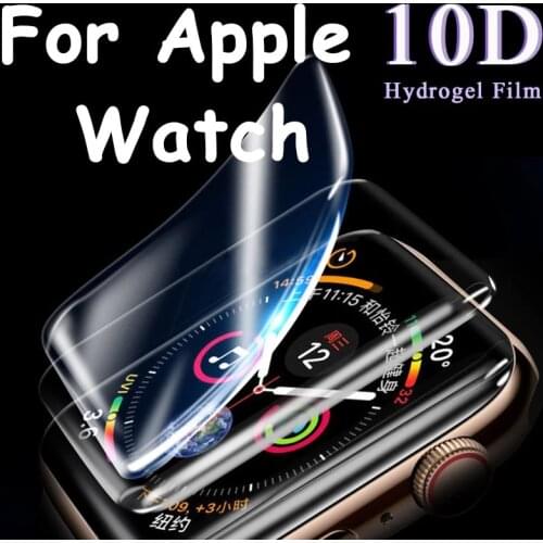Hydrogel Film for Apple Watch SE 6 5 4 3 2 Screen Protector Soft Film 44mm 40mm 42mm 38mm Ultra Thin Anti Scratching Water Proof