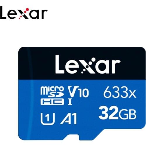 Original Lexar TF Memory Card 633x 32GB 64GB 128GB 256GB SDHC A1 V10 High Speed Micro SD Card SDXC V30 U3 Flash Storage Card