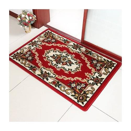 European Style Carpet To Enter The Entrance Hall Floor Mat Bedroom Room Tea Table Anti-slip Dust Cushion