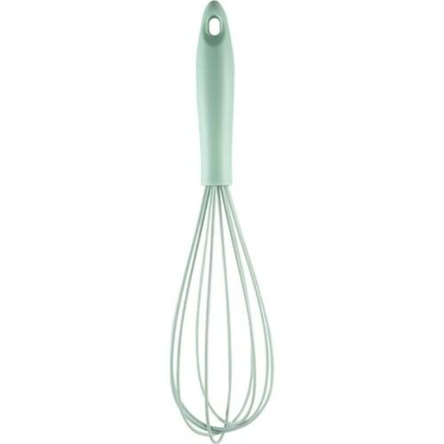 Kitchen Silicone Whisk Non-Slip Easy To Clean Egg Beater Kitchen Utensil Specialty New Kitchen Silicone Egg Beater Tool