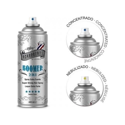 Lacquer Boomer HairSpray 2 in 1 Beardburys