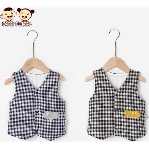 Baby Vest Winter Clothes Boys Girls Winter Clothe Toddler Children Outerwear Kids Warm Soft Jacket Outerwear