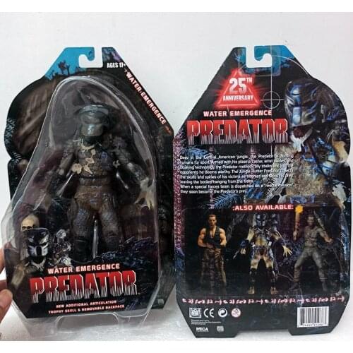 NECA Predator Figure Water Emergence Predator PVC Action Figure Model Toys Doll Gift