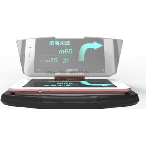 By DHL or Fedex 20pcs Universal Car Windscreen Projector HUD Head Up Display Mobile Phone Holder Multifunction