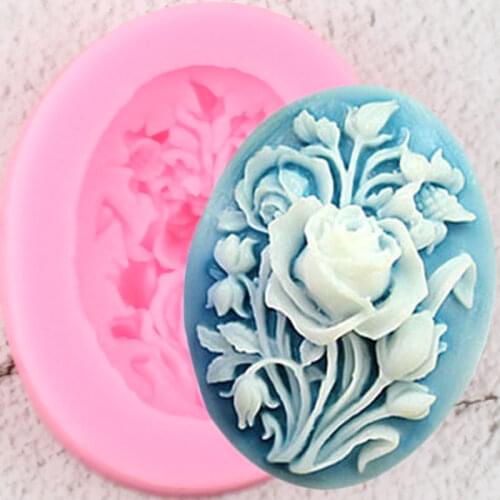 Rose Flower Silicone Molds Wedding Fondant Cake Decorating Tools Candy Ploymer Clay Chocolate Gumpaste Mold 3D Craft Soap Moulds