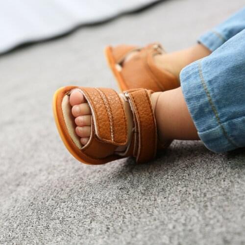 Baby Boys Girls Sandals Soft Non-slip Rubber Sole Casual Shoes Newborn Infant Toddler First Walker Prewalker Flat Walking Shoes