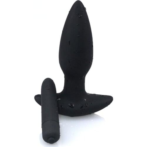 Silicone Anal Plug Vibrating Butt Plug Dildo Vibrator Anal Sex Toys For Men Woman Prostate Massage Stimulation Adult Eortic Toys