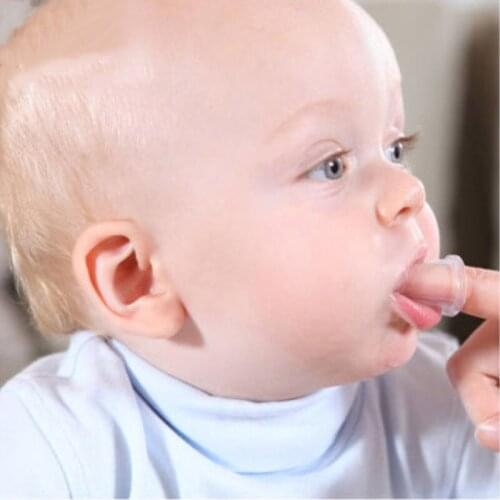 Finger Baby Tooth Brush Newborn Children Baby Safety Soft Silicone Toothbrushes Baby Biter With Soft Baby Tooth Cleaning Tools