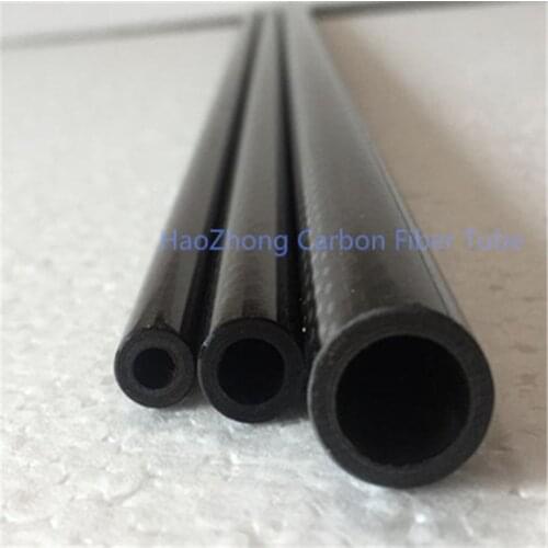 1-4pcs 35MM OD x 25MM ID X500MM 3k Carbon Fiber Tube ,100% full carbon, (Roll Wrapped) Quadcopter Hexacopter Model