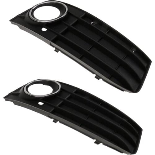 1 Pair Car Front Hood Grill Lower Grille Shell for Audi A4 A4L B8 2009-2012