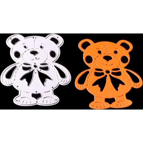 2018 Bear Metal Cutting Dies for scrapbooking Stencils for Craft Paper DIY Scrapbook dies Cut Template