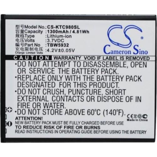 Cameron Sino 1300mAh battery for FLY IQ442 Quad Miracle 2 BL5203 for K-TOUCH C980 C980T C988t T789 TBW5932
