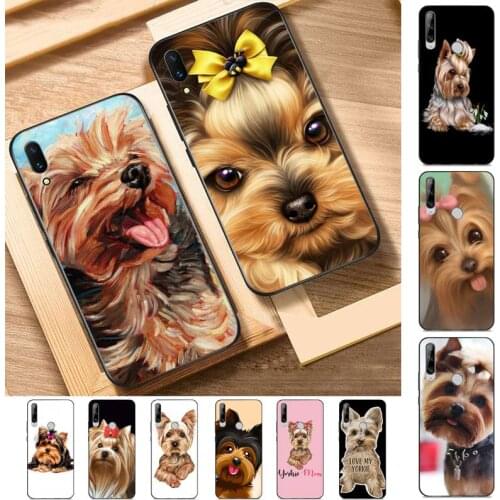 RuiCaiCa Yorkshire terrier dog Phone Case for Huawei Y 6 9 7 5 8s prime 2019 2018 enjoy 7 plus