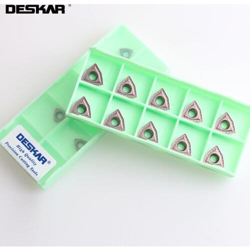 DESKAR WCMX030208 WCMX040208 WCMT050308 WCMT06T308 WCMT080412 MF LF6118 U Drill Inserts CNC Lathe Cutter Cutting Tool
