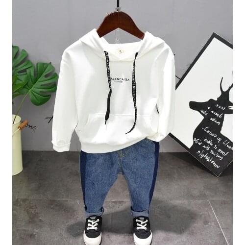 Kids Clothes Brand Baby Boys Clothes Set Spring Autumn Toddler Boys Clothing Sets Boys Hooded+Pants 2pcs Sets 2-6Years