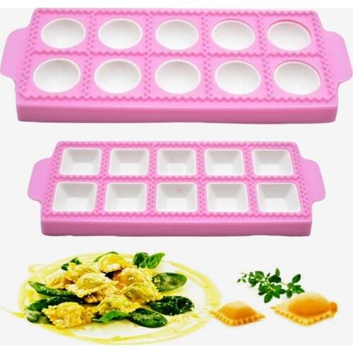Kitchen tools 10 with tortellini molds Ravioli aluminum shape dumplings dumplings kitchen DIY tools for making pastry dumplings