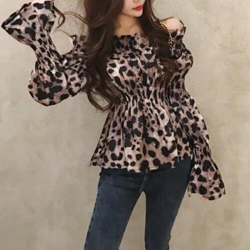 Missoov Leopard Blouses