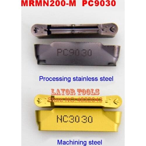 MRMN200-M PC9030, Two-headed Cnc Cutting Carbide Coating Turning Insert For Grooving Holder Mgehr & Mgivr