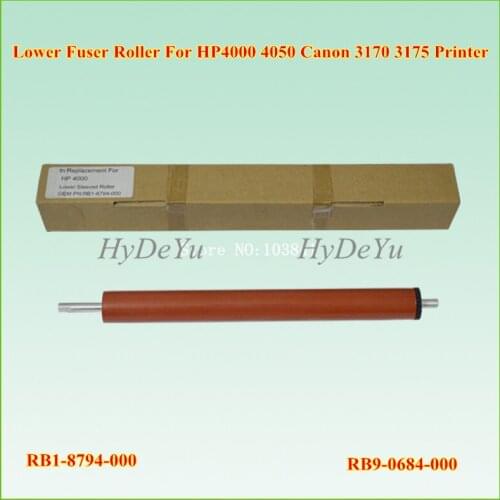 1PC NEW Fuser Pressure Roller RB1-8794-000 RB9-0684-000 For HP 4000 4050 for Canon 3170 3175 Printer Lower Sleeved Roller