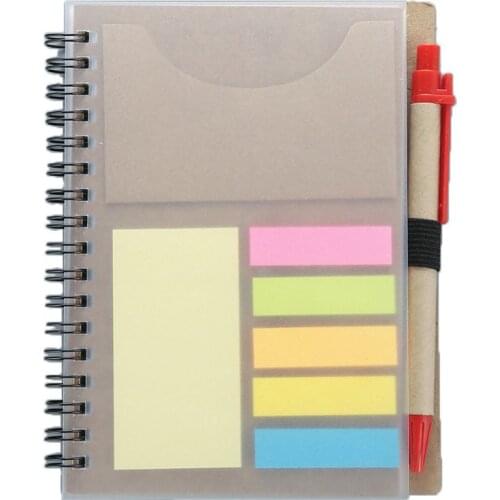 2021 New Creative Sticky Notes Notepad Kawaii Stationery Diary Notebook with Pen School