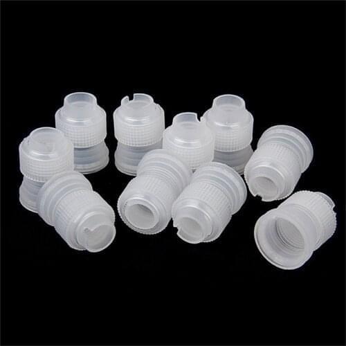 One Or 10pcs/Lot Coupler Adaptor Icing Piping Nozzle Bag Set Cake Flower Pastry Tool Set Cake Decorating Tools Dropshipping