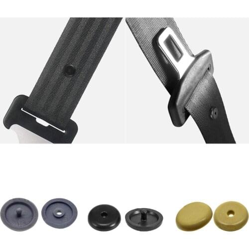 10Pcs Safety Car Seat Belt Stopper Spacing Buckle Clip Retainer Button Seat Belt Accessories car accessories