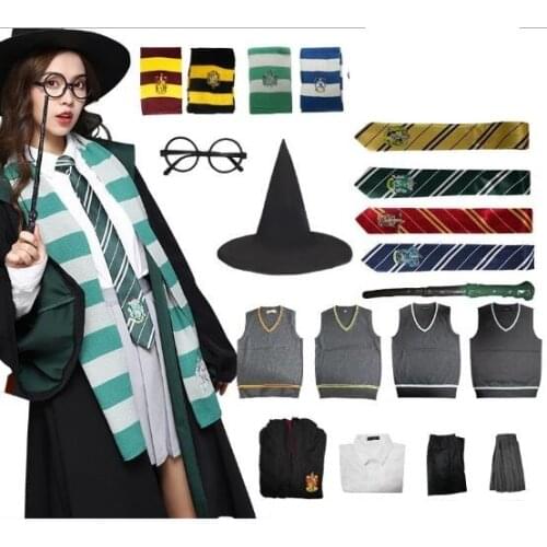 Slytherin Ravencalaw Cloak Adult Children Halloween Costume Magic School Robe Granger Men Women Halloween Costume