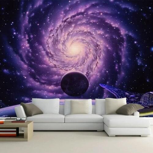 Custom 3D Wallpaper Modern Universe Starry Sky Photo Wall Murals Living Room TV Bedroom Background Wall Papers Papel De Parede
