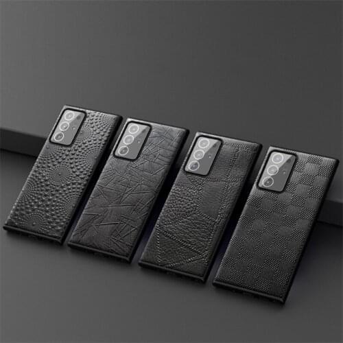 Luxury Leather Phone Case For Samsung Note20 Ultra S10 S20 S21 Case Business Leather case A70 a71 a51 a50 A10 Note 10 Plus Cover