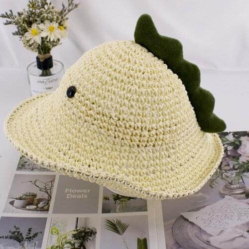 Cute Kid Hat Summer Baby Cartoon Children Breathable Hat Straw Hat Kids Hat Boy Girls Hat Cap casual hat