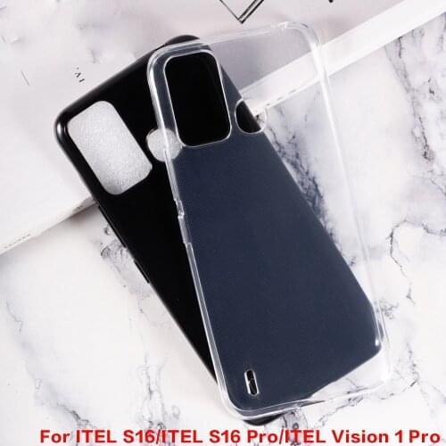 For ITEL S16 Gel Pudding Silicone Phone Protective Back Shell For ITEL S16 Pro ITEL Vision 1 Pro Soft TPU Case