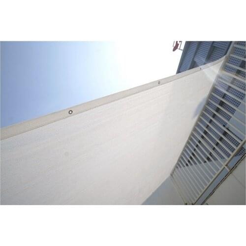 Hi-quality White HDPE Anti-UV Sun Shading Net Balcony Fence Sun-proof Garden Courtyard Sunblock Succulent Plant Sunshade Net Car