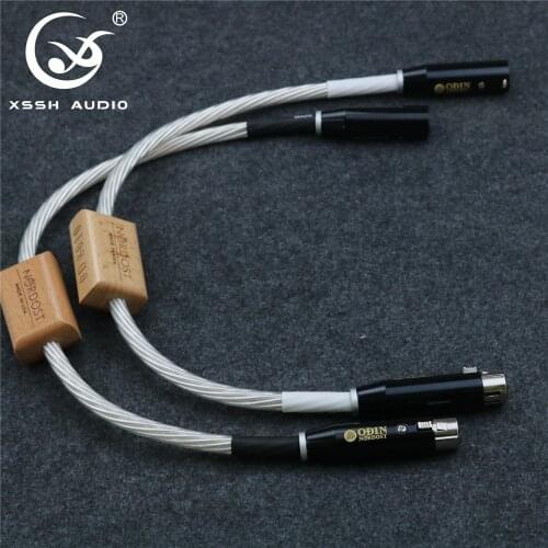 XLR to XLR Cable YIVO XSSH HiFi Hi-end 8 core 7N copper OFC shield Data Cable Male Female XLR Audio Extend Cord Wire
