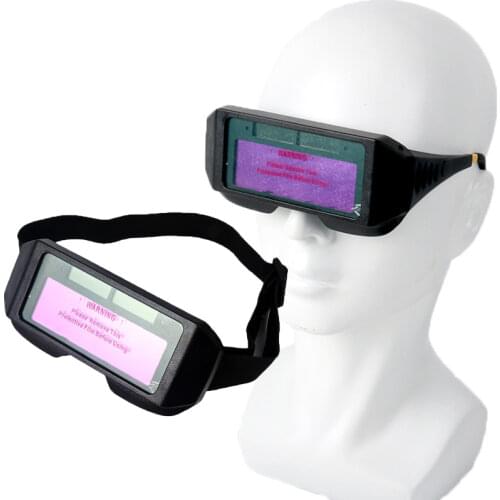 Solar Automatic Dimming Welding Glasses Anti-Glare Protective Goggles Heavy Duty Glasses Eyewear UV Protection Welding Glasses