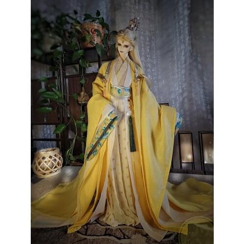 1/3 BJD Clothes Ancient Costume Hanfu Samurai Outfit Set For BJD/SD Big Girl SD17 SSDF ID75 Strong Uncle Doll Accessories C1261