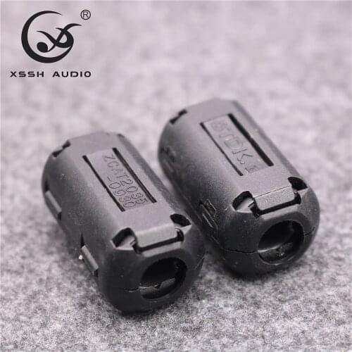 20pcs XSSH High permeability frequency clip-on RFI EMI noise suppressor choke filter EMI clamp cable soft nizn ferrite ring core