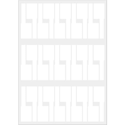 30 Sheet Cable Label Sticker Waterproof Network PC UTP Wire Tie Label A4 Cable Label Sticker (White)