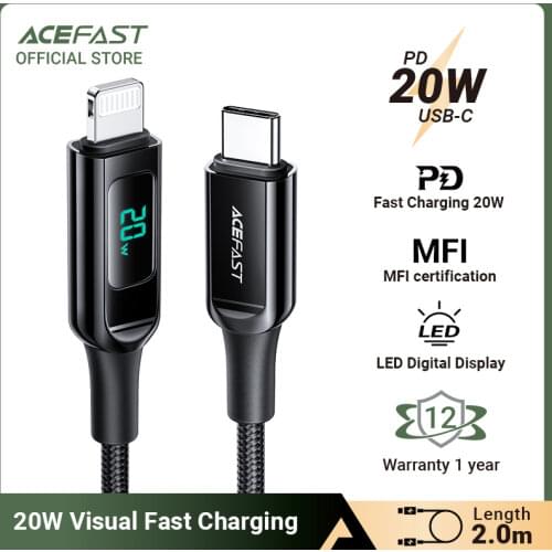 USB кабели для мобильных телефонов ACEFAST China At AliExpress