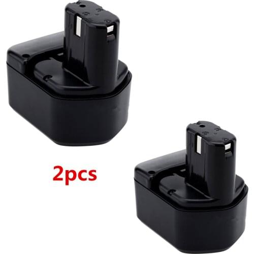 2pcs x 12V 3000mAh Battery for Hitachi EB1220BL EB1214S EB1212S WR12DMR CD4D DH15DV C5D 3.0Ah