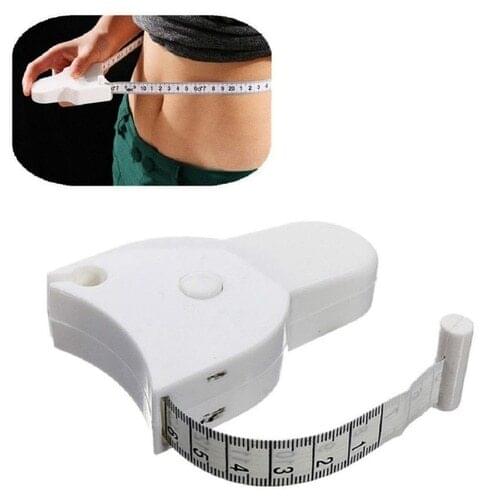 Anglai_sh-Popular Retractable Accurate Caliper Measuring Tape Body Weight Loss Measure