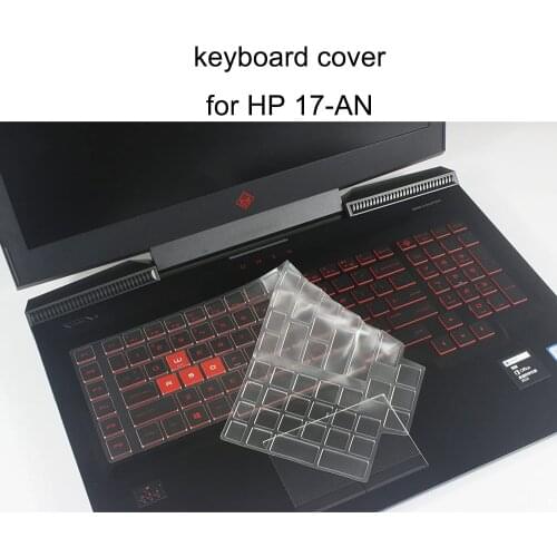 For pavilion 5 PLUS Laptop anti-dust Clear TPU Invisible Keyboard Silicone Protector Film for HP OMEN 5 IV 17 series 17.3 inch