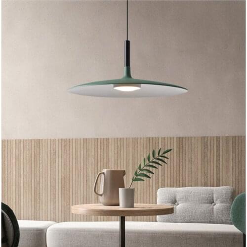 Denmark designer Macaron UFO Pendant light Creative Minimalist Bedroom dining room modern home decor Resin hanging Lamp