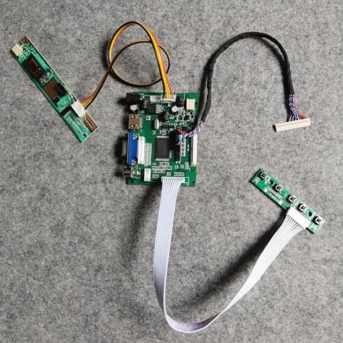 DIY kit LCD screen For LTN154AT01/LTN154AT07 matrix panel VGA+AV 1280*800 30-Pin LVDS 1-CCFL display controller drive board