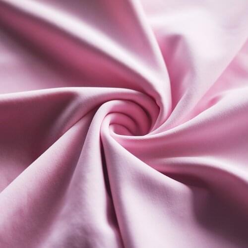 80% nylon 20%spandex 4 way stretch warp pink knitted fabric for swimwear for sportswear and underwear