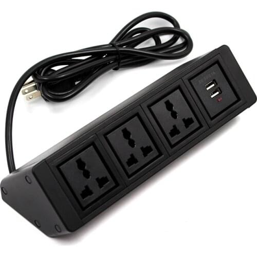 Power Kitchen Table Electrical Socket Desktop Sockets Power WITH USB,us plug PORT